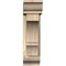 Ekena Millwork Balboa Traditional Rough Sawn Bracket w/ Offset Brace, Douglas Fir, 6"W x 18"D x 22"H BKT0604X18X22BOA01RDF - alternate 4